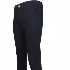 BNWOT COUCHE TOT BLACK BRUSHED COTTON TODDLER BOYS DRESS SLACKS WITH BELT